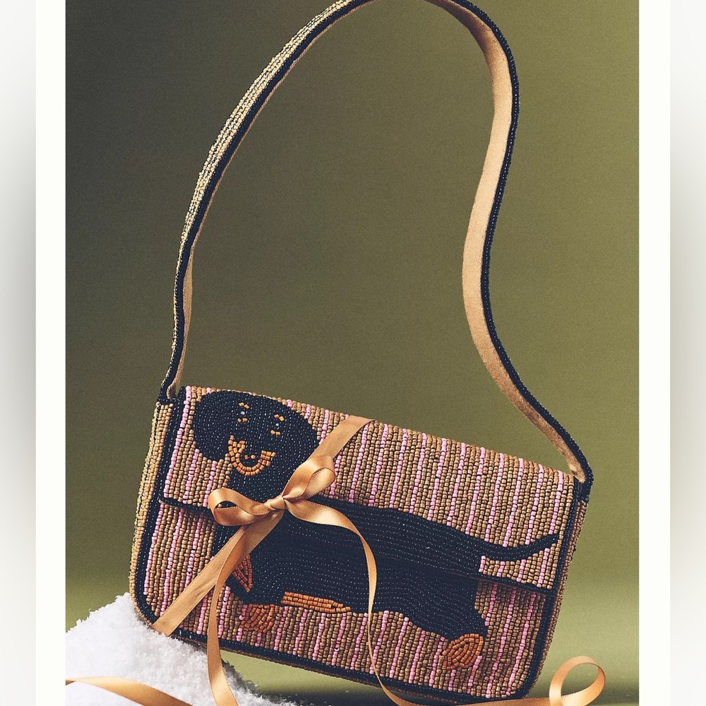 Anthropologie Fiona Beaded Bag